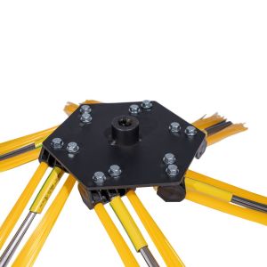 PRO-22 OBM7 Onkruid-veegborstelset met bevestigingsplaat